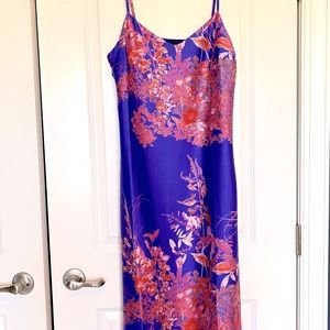 Banana Republic Silk Long Dress Size 12P. NWT.